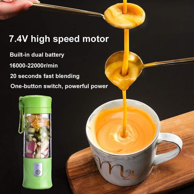 خلاط فواكه محمول مع بطارية قابلة للشحن 4000 ملي أمبير